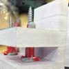 4Sets Plastic Nylon Wall Anchor Two-Color Drywall Drilling Plug  for Home Decoration Engineering