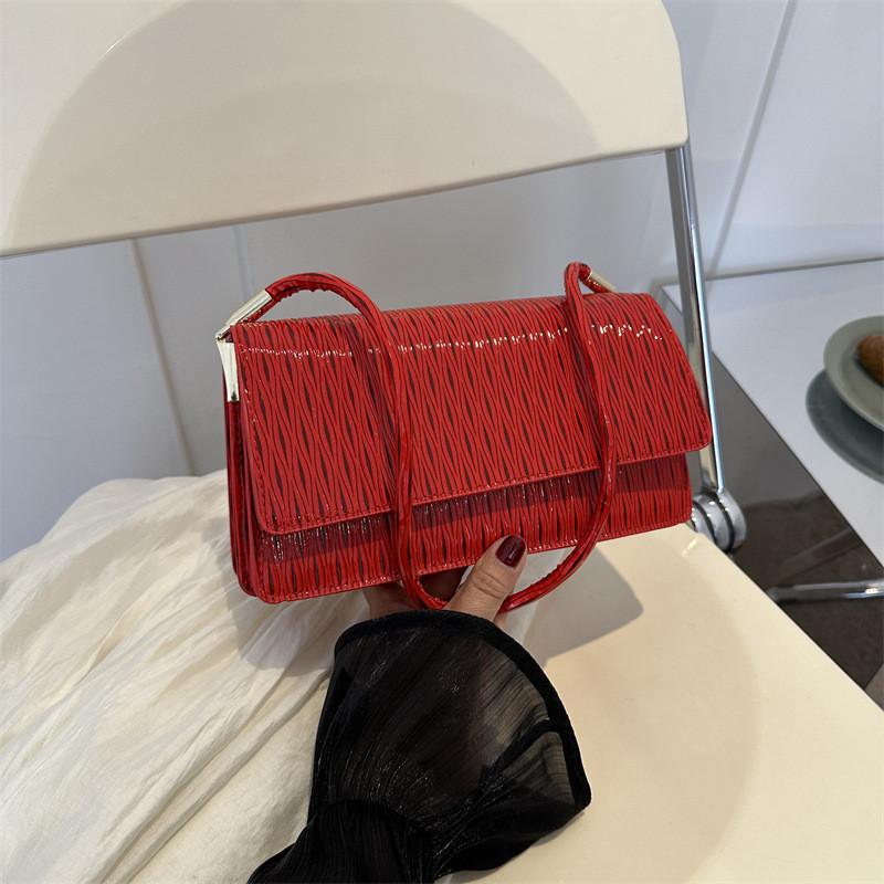 Stylish Black Pu Mini Shoulder Bag For Women Trendy Casual Small Square Purse