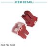ACROPIX Car PAL Female Slow Blow Fuse Universal Plastic 50A Red 5pcs