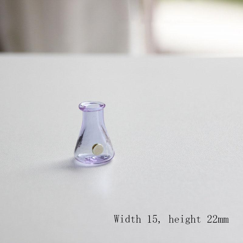 Mini Glass Vase Fridge Magnet 3D Micro Landscape Decorative Plant Pot Magnet For Refrigerator Kitchen Living Room Ornament