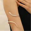 Exaggerated High-End Golden Snake Bracelet & Ring Set for Women