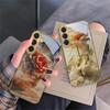 Vintage Wüstenrosa Rose Für Samsung Galaxy S26 S20 FE S21 S22 S23 Plus S24 Ultra S25Ultra S21+ S22Plus Goldenes Glas Handyhülle