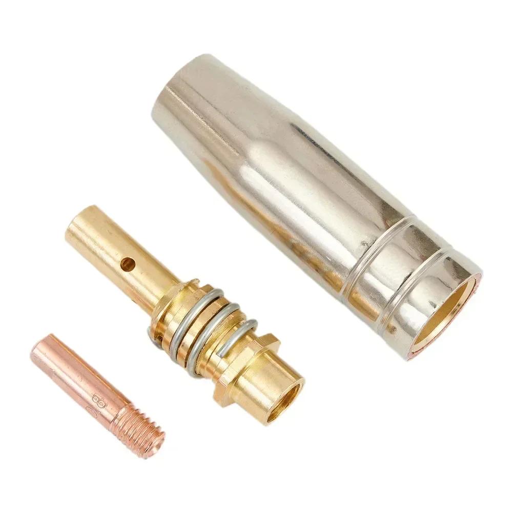 

3pcs 15AK Torch Welding Accessories Nozzles Contact Tips For MIG Welder 0.6/0.8/0.9/1.0/1.2mm Welder Nozzle Part 1.2MM