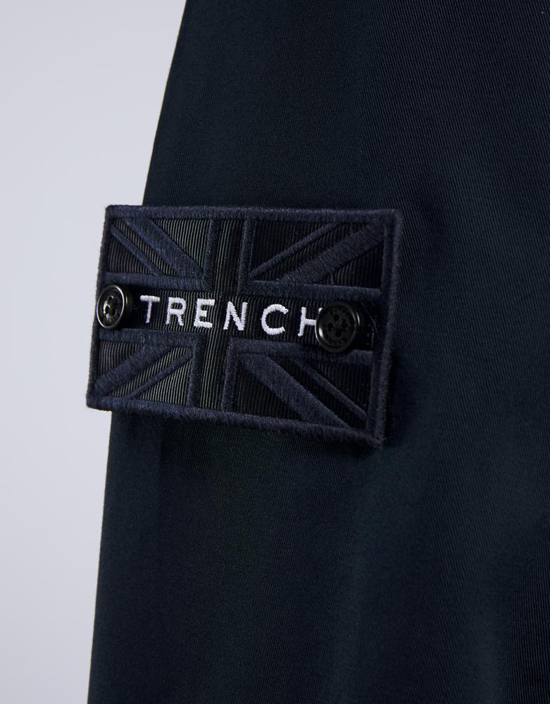 Trench London Bond Harrington Jacket (Navy/Navy/White)