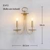 American Luxury Candle Pendant Light Romantic Crystal Pendant Light Villa Restaurant Bedroom Home Decoration Lamps and Lanterns