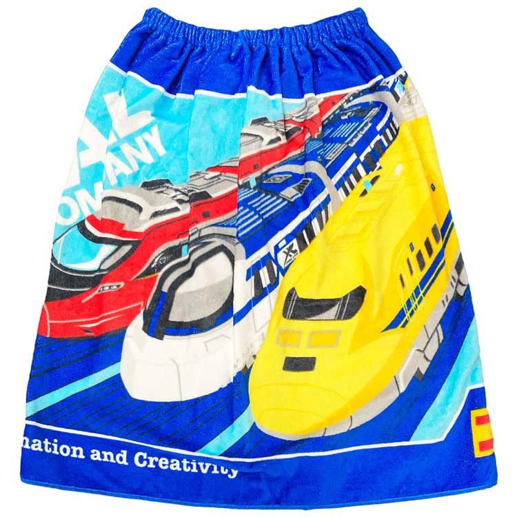 

Hayashi Wrap 60 x 115 Plarail MO480400 Towel, Medium, Approx. cm, Relief,