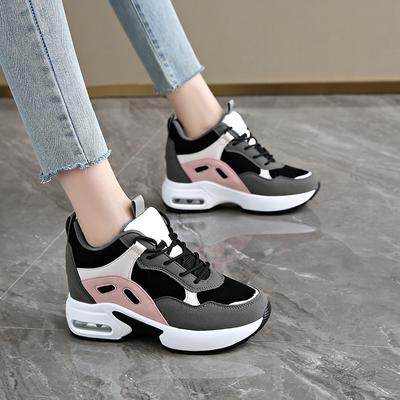 Women’s Sneakers Casual Outdoor School Student Shoes Height Increase Lightweight for Girls Sneakers Plus Size Women’s Wedge Sneakers 34-42