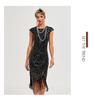 Tassel Sequin Dress Dress 1920s Retro Party Banquet Large Size Dress