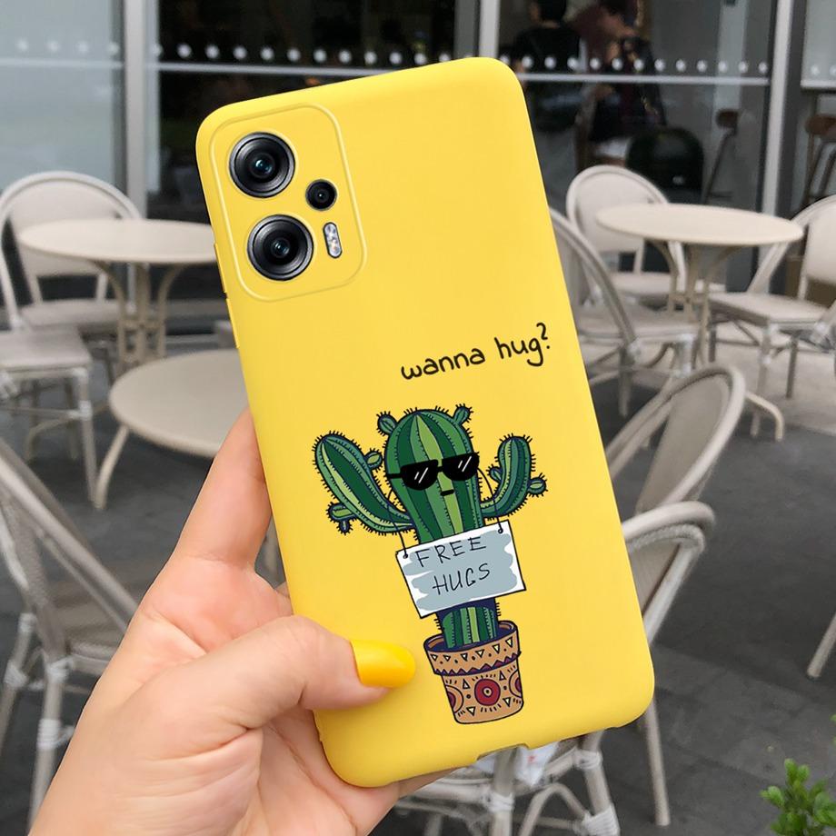 For Xiaomi Poco X4 GT Case Phone Cover Cute Astronaut Cactus Cartoon Pattern Cases For Xiomi Poco X4 POCOX4 GT 5G Soft TPU Funda