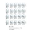 1 Set Practical Suction Hook Widely Use PVC Transparent Clear Sucker Hanger for Daily