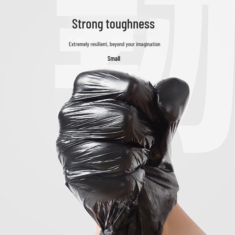 Large Black Handheld Drawstring Trash Bags for Kitchen, Dorm, and Household Use - Thick, Durable, Pull-up Closure