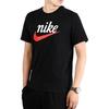 Nike Men's Black Crew Neck Logo Pullover Breathable Short-Sleeve T-Shirt BV7679-010