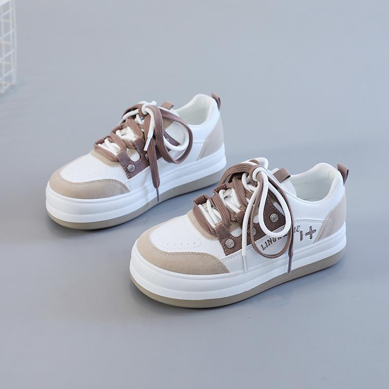 

(Customized) 1962 little white shoes women s trendy shoes spring 2025 new women s shoes versatile student flat-bottomed leisure board 40