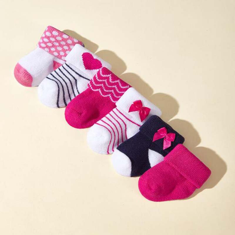 3Pair/lot new girls' warm socks for autumn and winter