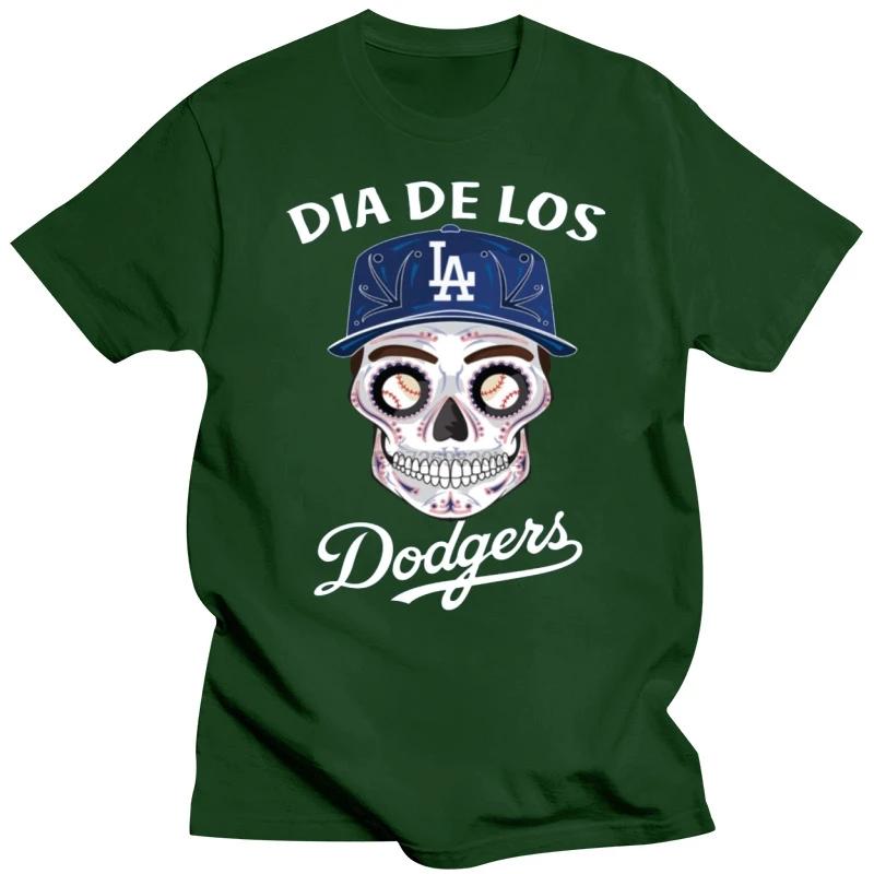 Dia De Los Dodger Halloween Sugar Skull T Shirt Tee Shirt S 5Xl