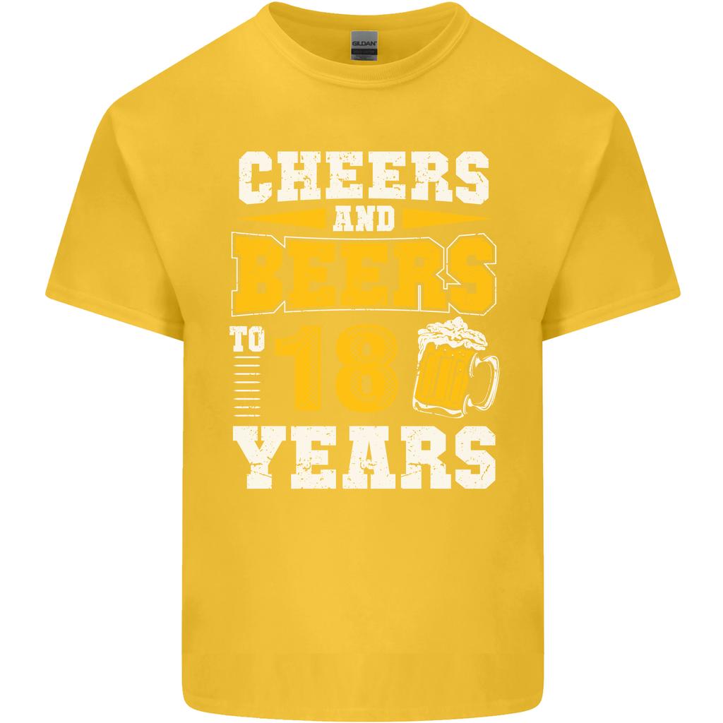 18th Birthday 18 Year Old Funny Alcohol Unisexs Light Cotton TShirt