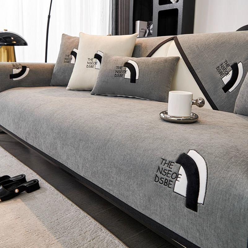 [ New] Non-Slip Sofa Cushion, Four-Season Universal Seat Cushion, Light Luxury Modern High-End Cover Cloth Towel, New Model