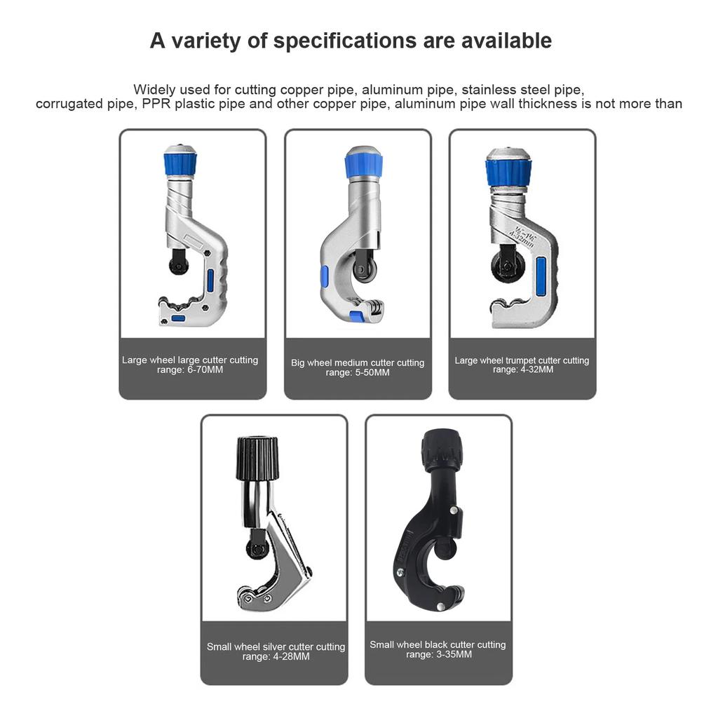 4-32mm Tăietor de Țevi cu Rulment, Tăietor de Țevi, Tăietor cu Lame Circulare de Ambutisare
