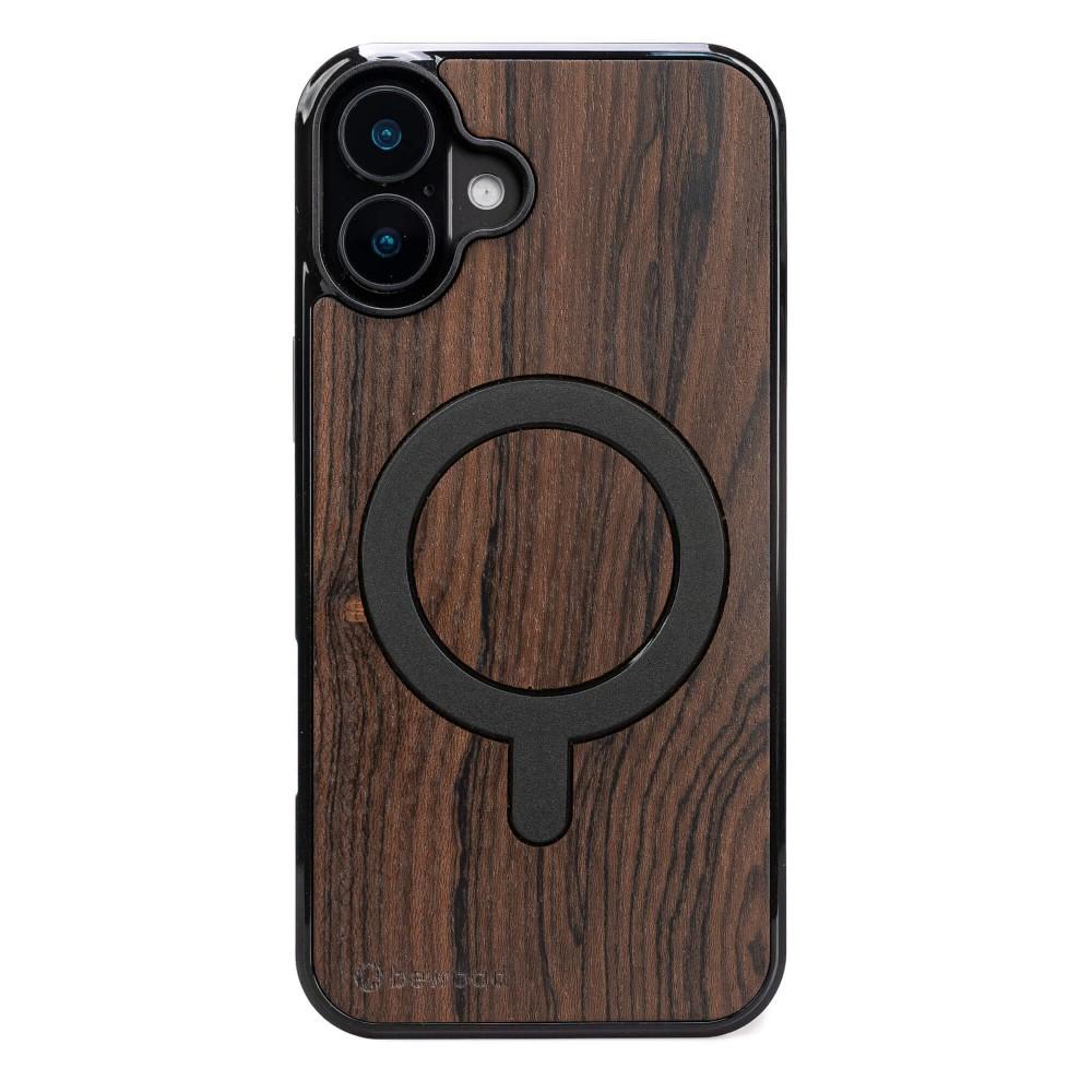 Bewood Wooden Case for iPhone 16 Plus Ziricote with MagSafe