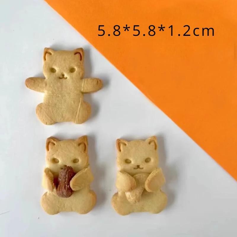Easter Mini Bunny Cookie Cutter Mold Fondant Cartoon Animal Shape Stamp Cookie Cutting Mould Cake Decoration Kitchen Accessories