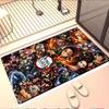Demon Slayer Print Rug, Washable Floor Carpet, For Entryway Dorm Laundry Room Office Study, Home Decor Birthday Christmas Gift