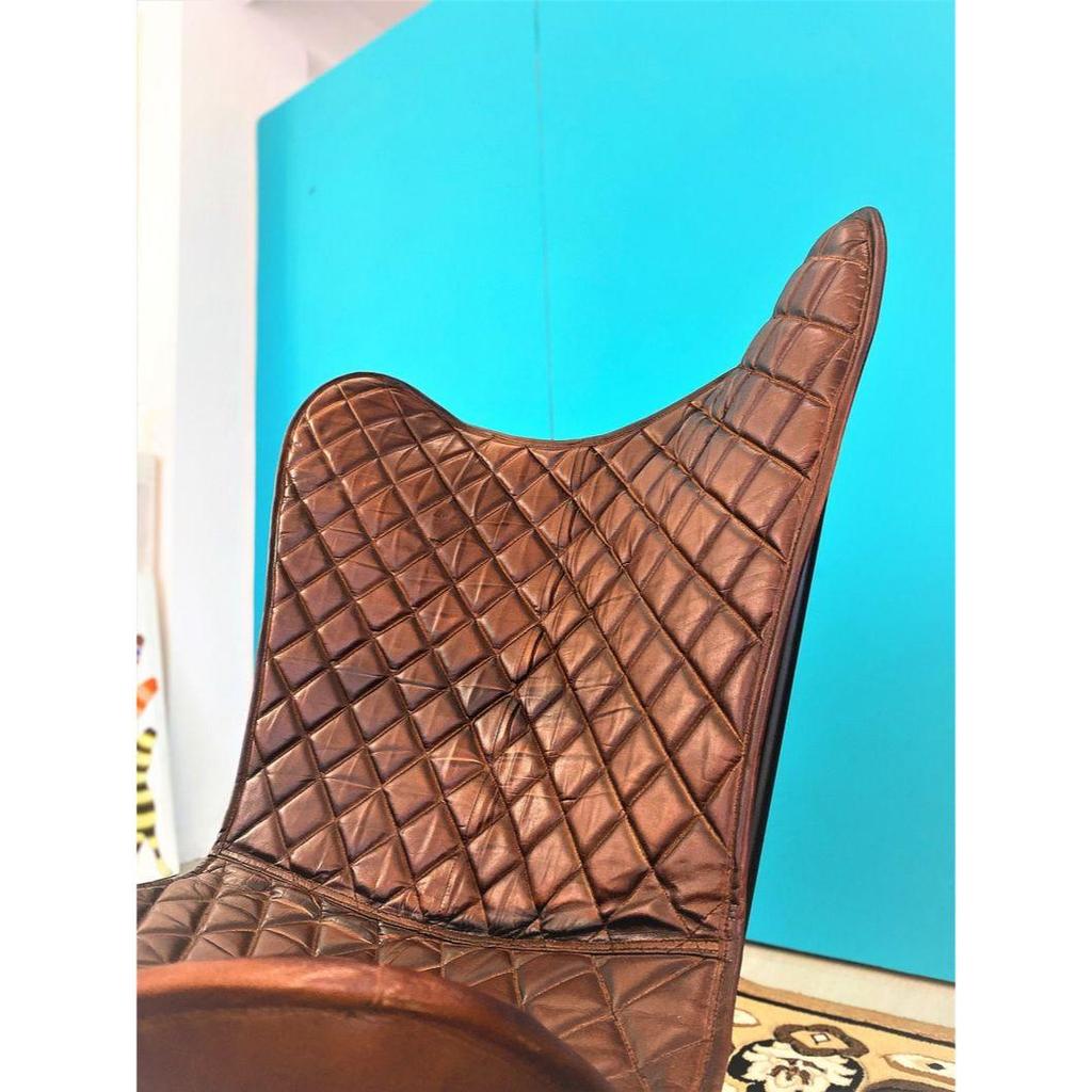 leather Butterfly Chair, Leather BKF, living room luxury chair, Relaxing Chair, ascent chair, retirement gift idea, groomsmen gift idea