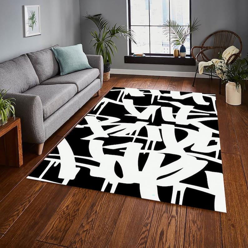 

Graffiti Rug Street Art Carpet Dark Multicolored Design Luxury Room Decor Modern Cool Floor Mat for Bedroom Living Room Home 60*90cm