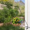 2Pcs Deck Railing Plant Hanger Railing Hanging Hook Deck Shepherd Hook for Hanging Flower Baskets Wind Chimes Planters