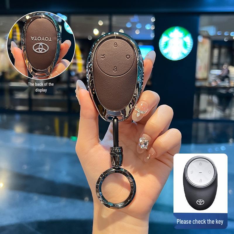 Toyota BZ3X Platinum Key Case with Remote Control Shell for 2025 Models