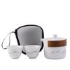 Portable outdoor travel tea set, ceramic express cup, business event set corporate souvenir