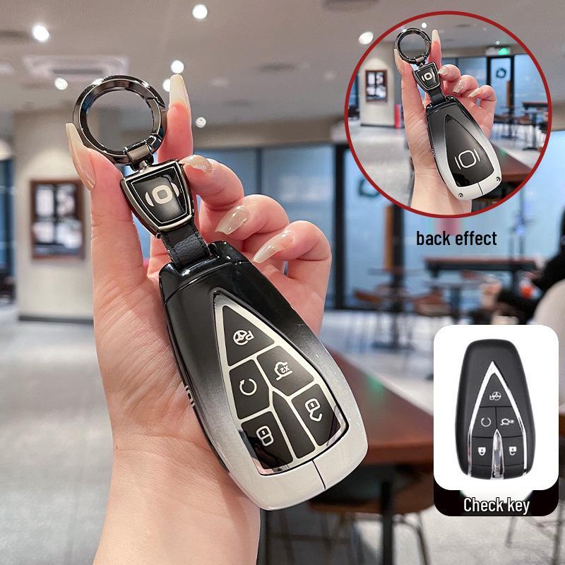 Changan Qiyuan A07 Schlüsseletui für Modelle 25/24: 515 Elite, Premium 710 Flaggschiff mit Metallgehäuse und High-End-Schnalle