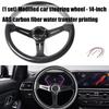 2025 New 345mm Grip Racing 350mm ABS Steering Wheel 6 Bolt Design Lightweight Construction Universal Vehicle Compatibility