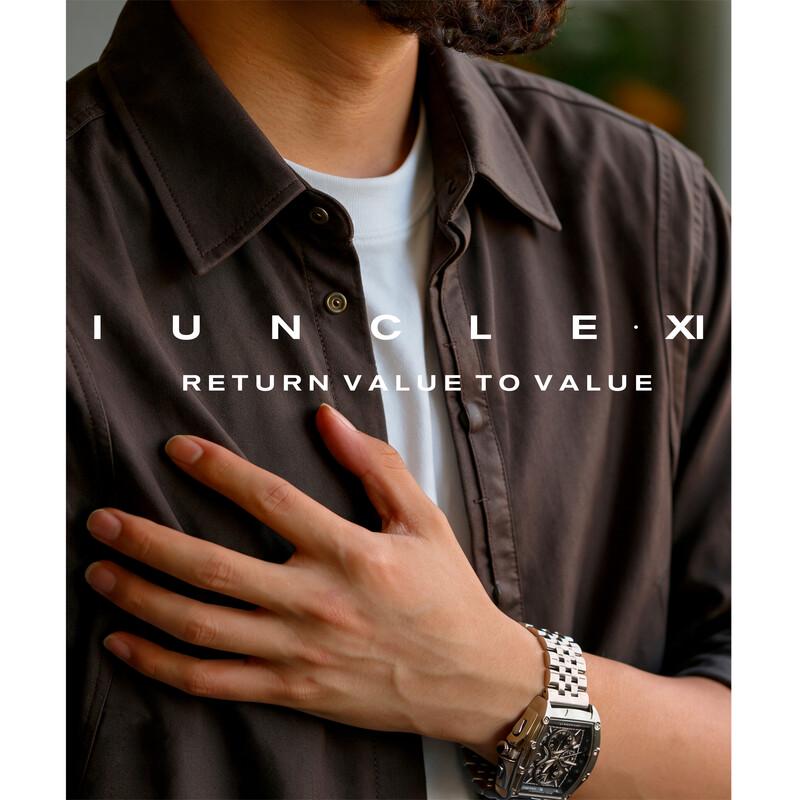 iunclexi Men's Urban Commuter Casual Lapel Jacket