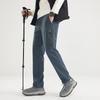 Mens Softshell Outdoor Pants With Fleece Lining Windproof Waterproof Hiking Climbing Trousers Winter