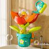 Baby Badespielzeug Sonnenblume Treffen Wasser Blüte Duschspielzeug Beliebtes Spritzendes Wasser Blume Badezimmer Spielzeug Mit Saugnapf Sommer Spielzeug
