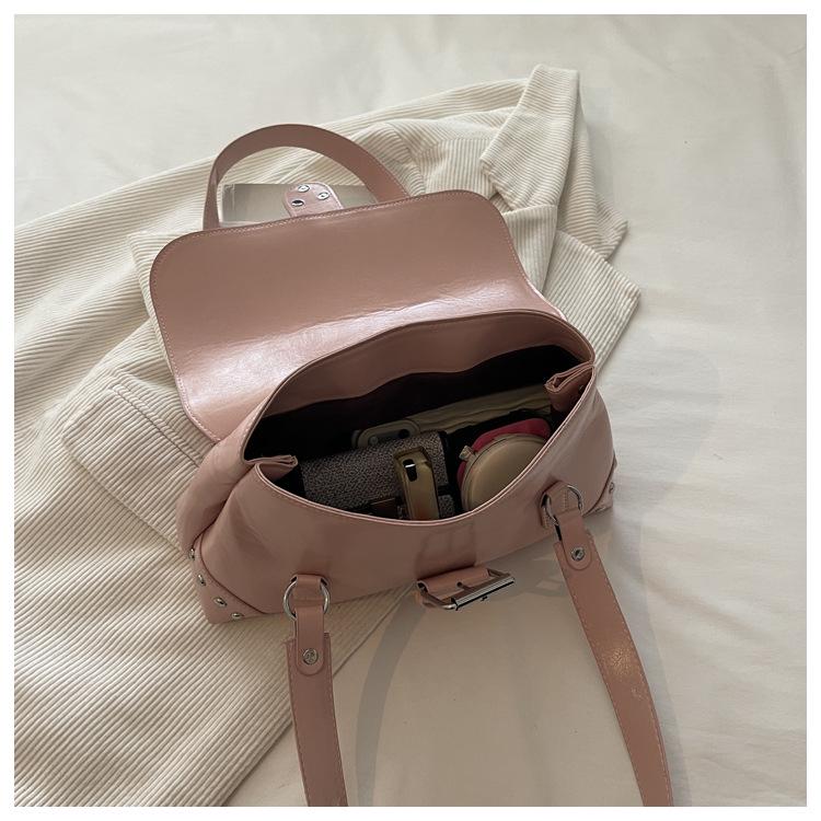 Retro Patchwork Versatile Summer 2026 Women's Casual Underarm Shoulder Bag