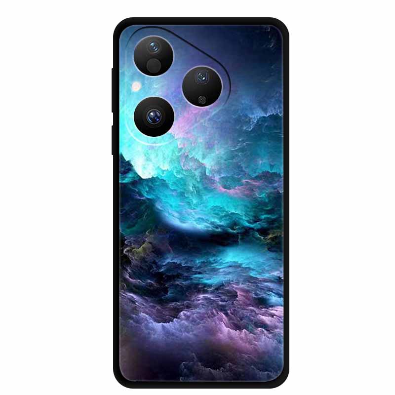 For Huawei Pura 80 5G Case Pura80 Coque Black Silicone Soft Back Cover Case For Huawei Pura 80 2025 Phone Case HED-LX9 Funda Bag