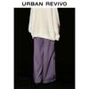 UR Women's 2024 Spring Functional Workwear Pleated Wide-Leg Pants UWV640003