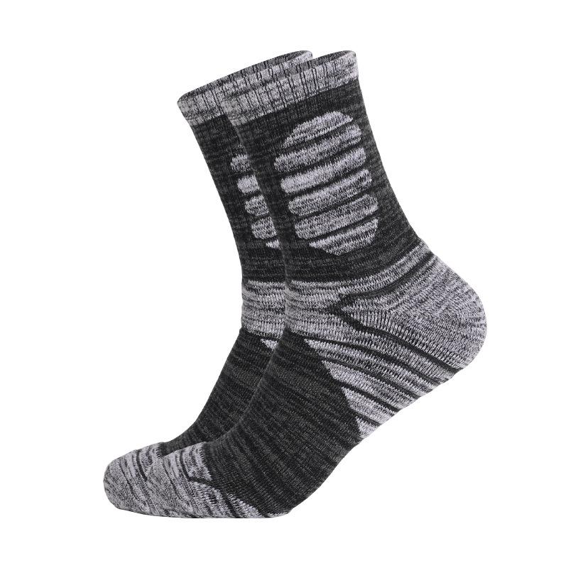 3/5 Pairs Outdoor Use Sport Running Hiking Socks Men/Women Performance Thick Towel Bottom Winter Warm Cushion Athletic Skiing Socks