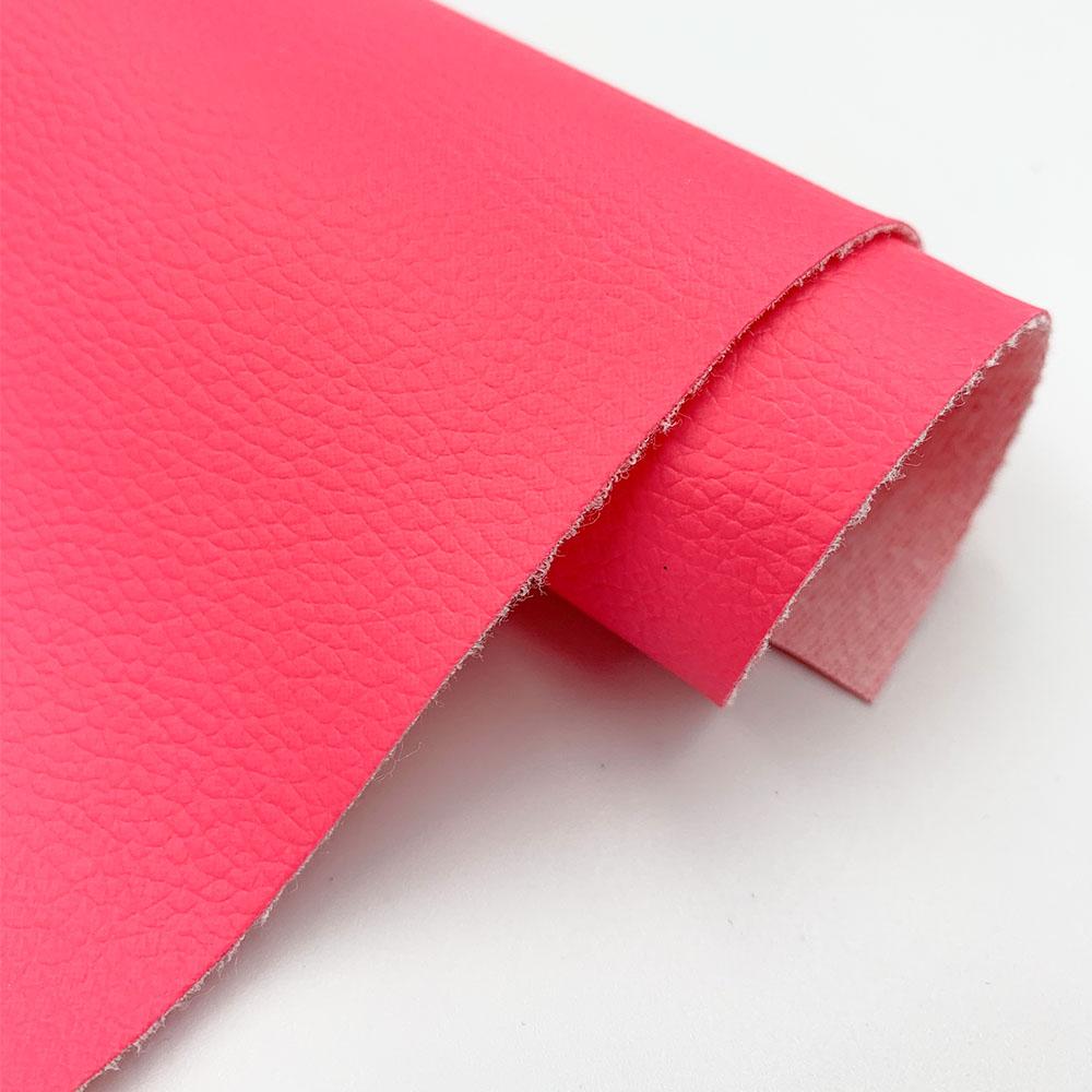 Litchi Faux PU Leathere Fabric Sewing Clothing Bow Bag Sofa Car DIY Earring Making Craft Material Waterproof 50*60cm Big Size