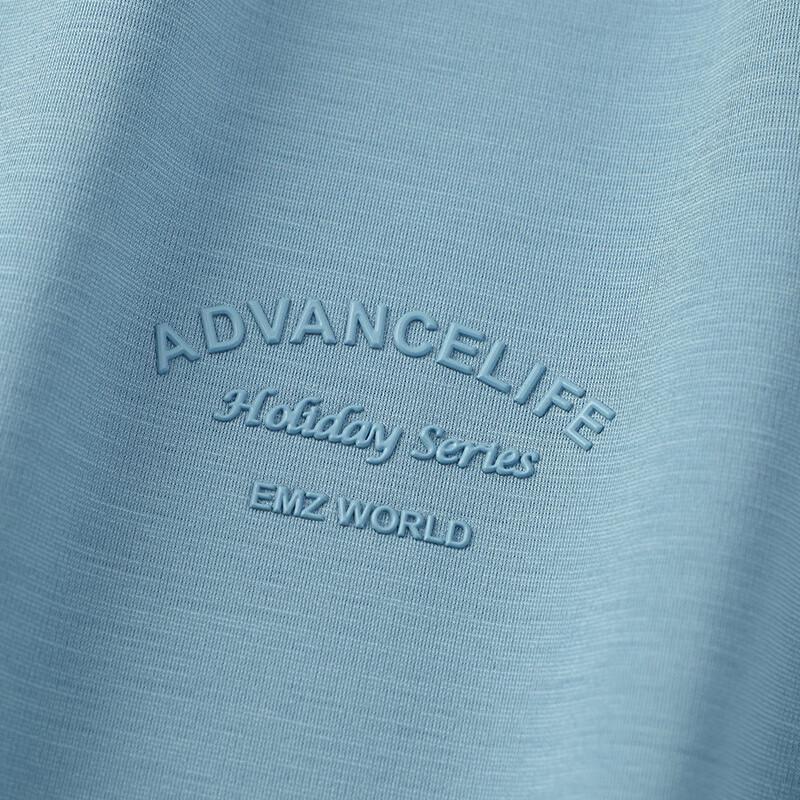 EMZ Men's Casual Breathable Round Neck T-Shirt