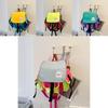 Stylish Dual Color Kindergarten Backpack For Kids Lightweight Canvas School Bag