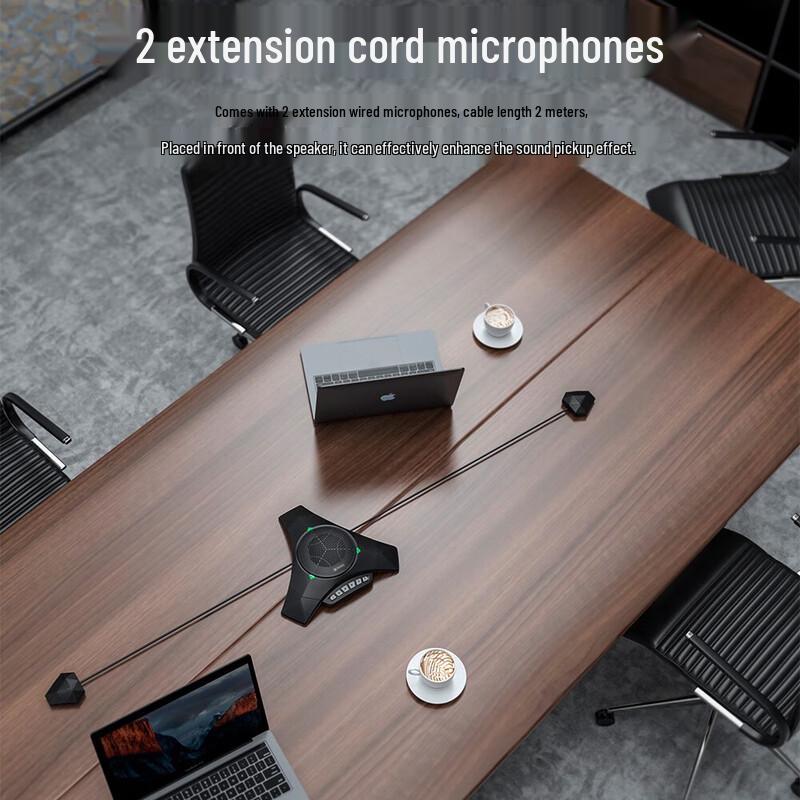 Meeteasy MVOICE 8000EX Wireless USB Video Conference Omnidirectional Microphone (CN Version)