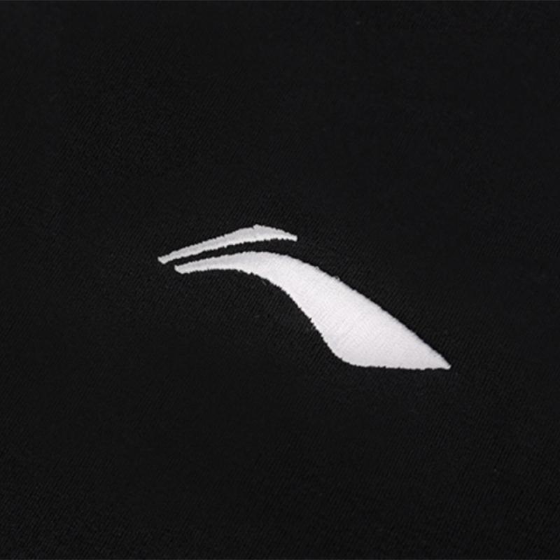 Li Ning Logo Print Quick-Dry Polo Comfortable Fashion Short Sleeve Casual Sports Set Unisex Sets Black YPLU075-3+YAPV001-1