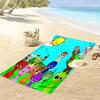 Asciugamano da Spiaggia Sprunki Print, Asciugamano Grande Morbido ad Asciugatura Rapida per Spiaggia Campeggio Nuoto