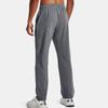 Under Armour Rival Fleece Joggers With Solid Color, Warm, Straight-Leg Men Bottoms Gray 1379868-012