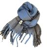 Blue Tone~ Shop/Color Thickened Plaid Scarf Korean Version Versatile Warm Scarf Student Autumn and Winter Female