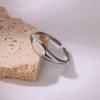 Minimalist Stainless Steel Open Ring For Women Men Geometric Adjustable Rings Fashion Gold Color Wedding Couples Jewelry Anillos