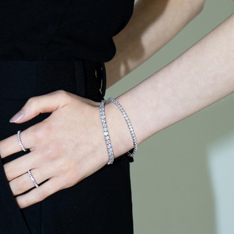 Iceball Ice Tennis Bracelet 3mm  Wg 