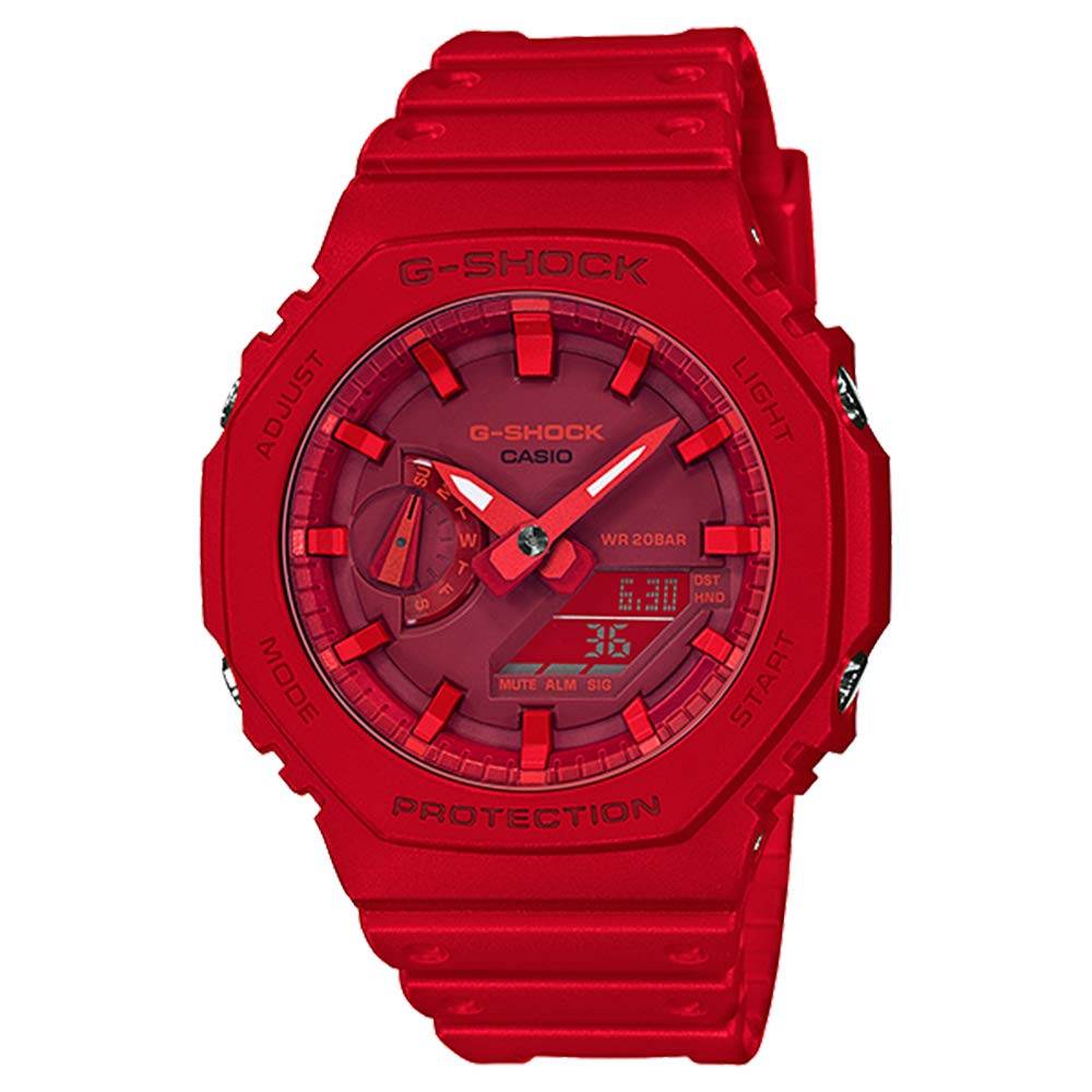 

[Casio] CASIO G-SHOCK G-Shock Casio Ana-Digi цифровые и аналоговые многофункциональные красные часы GA-2100-4AJF []